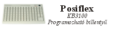 Posiflex KB3100 programozható billentyűzet