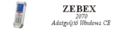 Zebex 2070 adatgyűjtő
