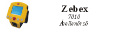Zebex 7010 árellenőrző